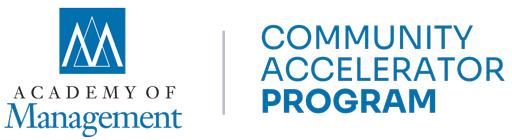 Academy of Management Community Accelerator Program